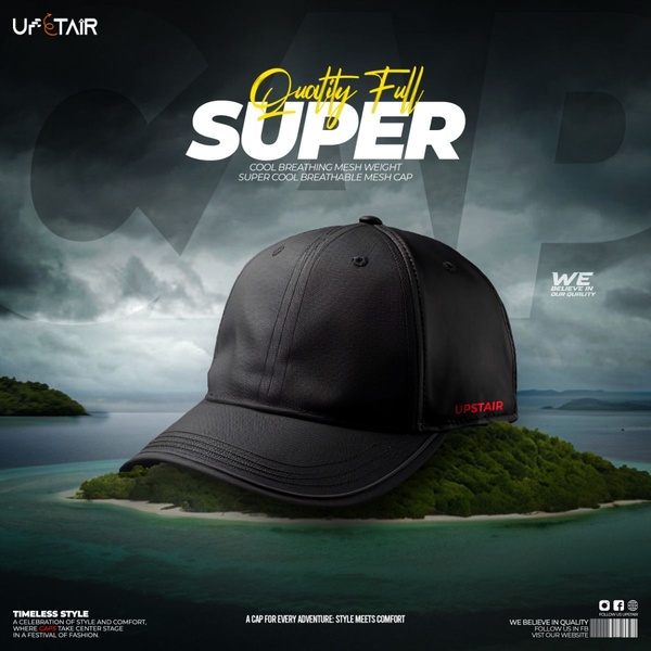 baseball cap, mesh cap, fitted cap, unstructured hat, sport cap, brand awareness, editorial, bold, energetic, black, neutral